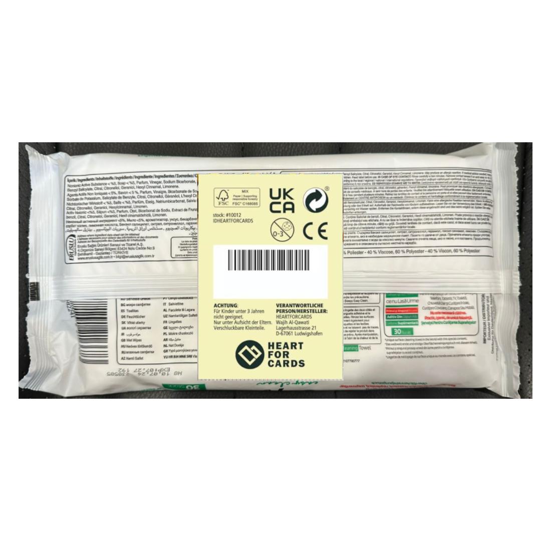 300x Sleepy Reinigungstücher mit Bleichzusatz - Extra Stark gegen Flecken - Grün, Blau und Gelb Oberflächenreinigungs-Set - perfekt für Boden, Küche, Badezimmer und schnellen Glanz auf glatten Flächen