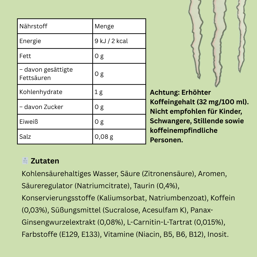 12x Monster Energy Ultra Paradise – Zero Zucker, 330ml | Koffeinhaltiger Energy-Drink