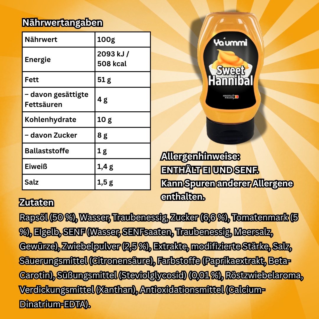 Ya'ummi Geschmacksvolle Sauce von Abu Goku Sweet Hannibal Sauce 300ml