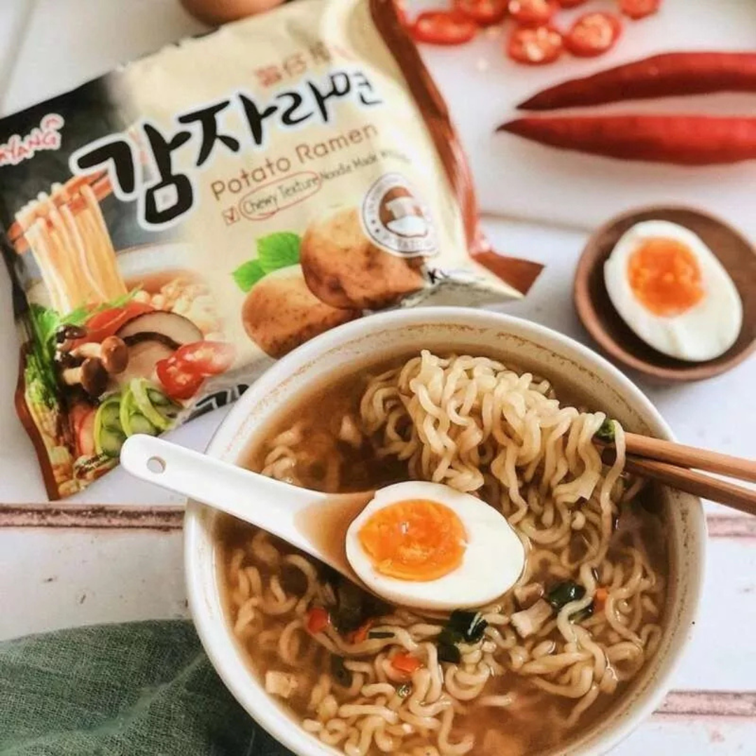 Samyang Potato Ramen – Koreanische Instant-Nudeln aus Kartoffel & Weizen – 120g