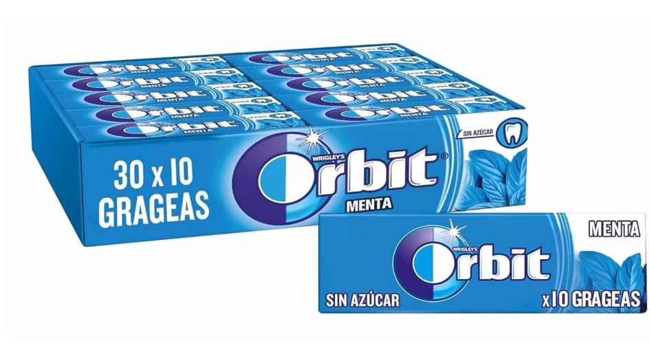 Orbit Kaugummi 30 x 10 g Zuckerfrei MHD 04/2025