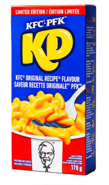 Kraft Dinner KFC 170 g – KFC Style Mac & Cheese | Canada Limited Edition (MHD 03/2025)