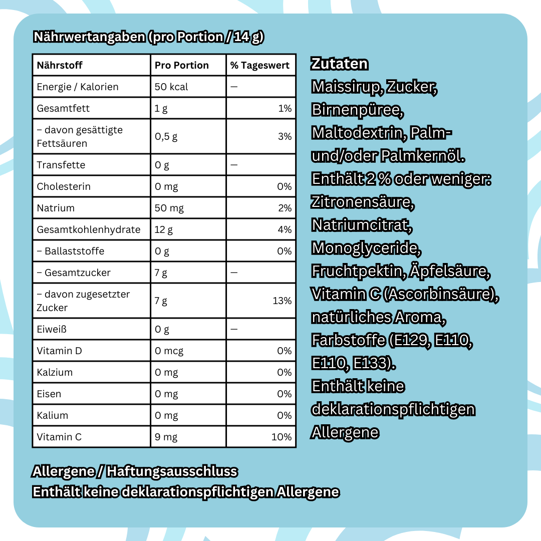 1x Fruit Roll-Ups Strawberry Blast – 140g – Fruchtiger Erdbeer-Snack zum Ausrollen
