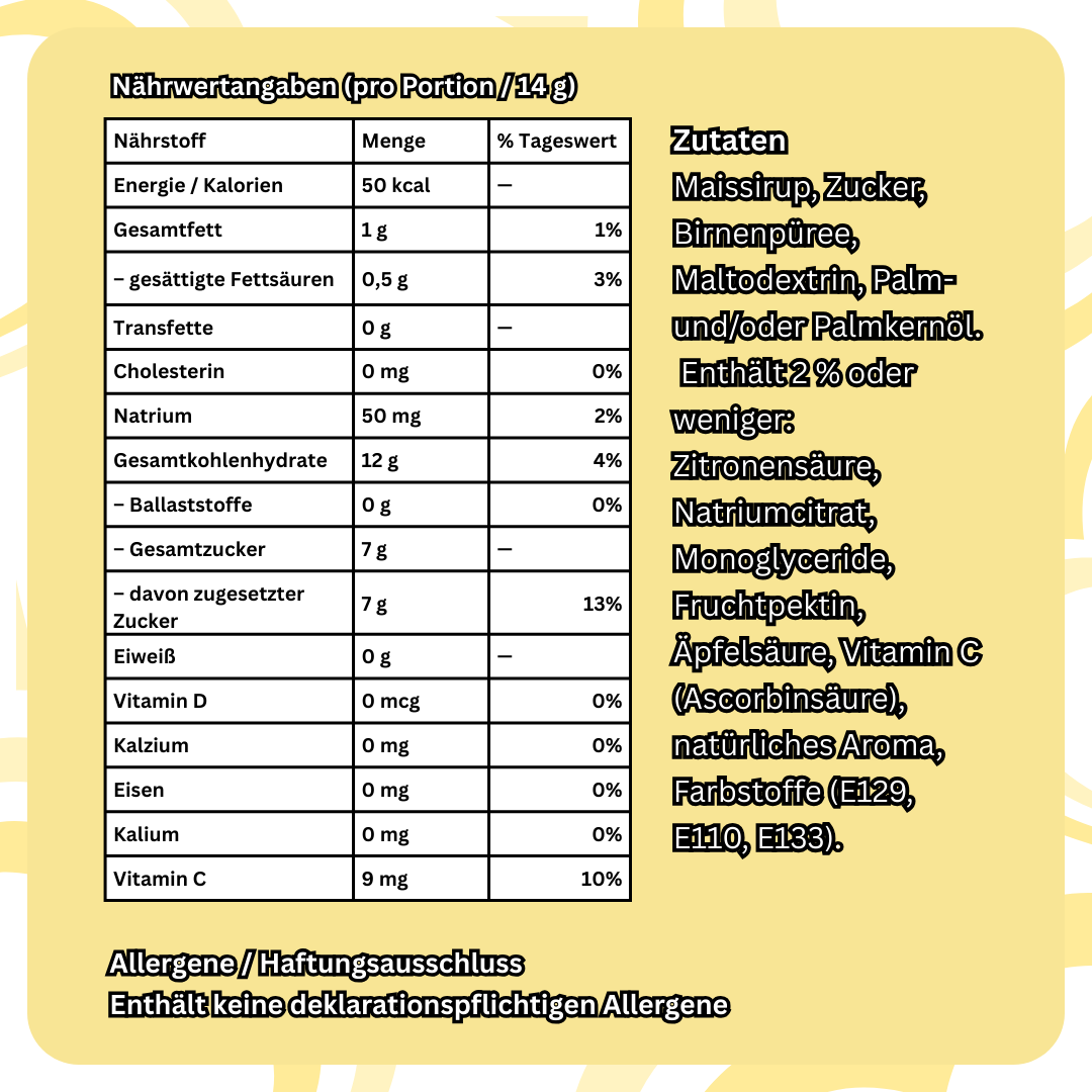 1x Fruit Roll-Ups Tropical Tie-Dye – 140g – Bunter tropischer Frucht-Snack