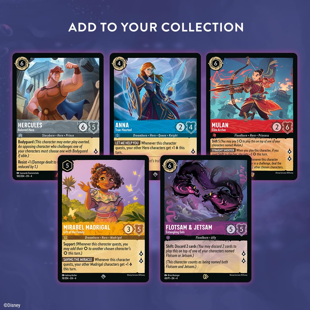 Disney Lorcana Trading Card Game: Set 4 - Booster Display mit 24 Booster Packs (Englisch)