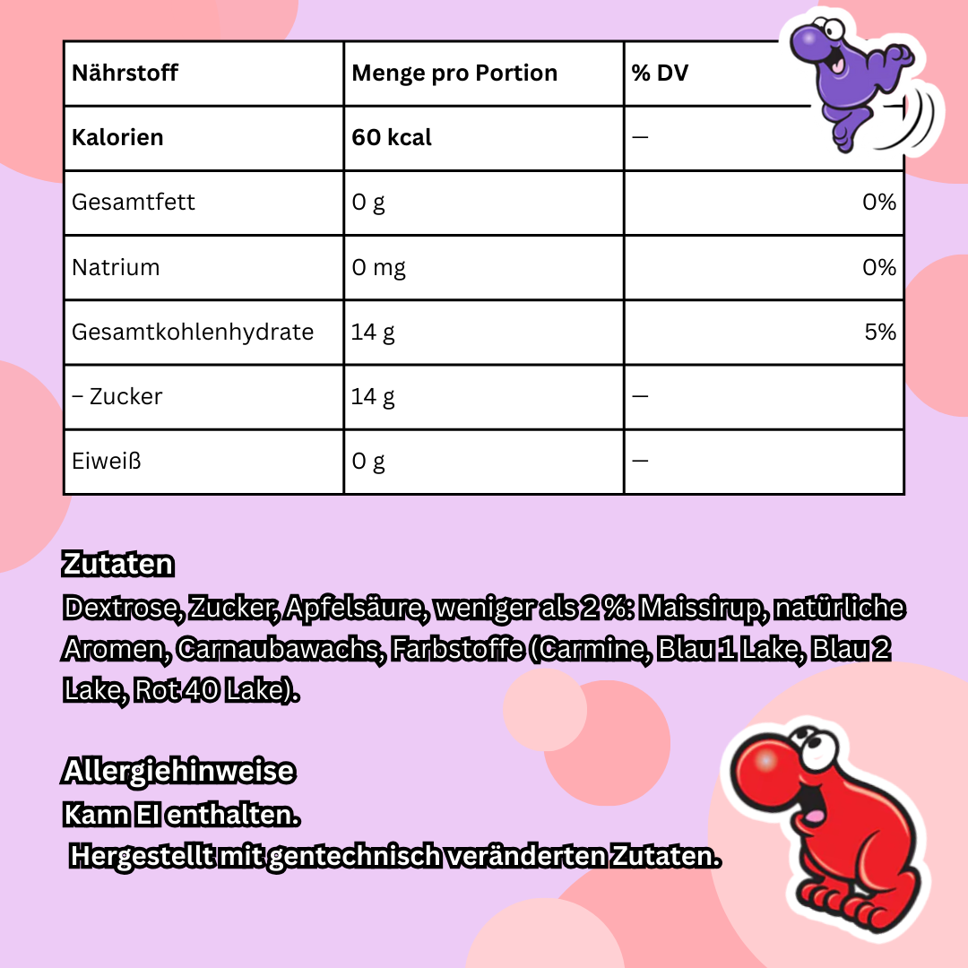 36x Nerds Grape & Strawberry – 36×46,7 g (1 Karton) – Knusprige Trauben- & Erdbeerzuckerdragees