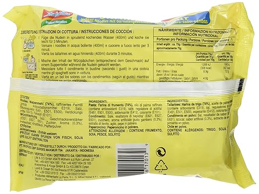 Indomie Shrimp Instant Noodles – 1x 70 g | Garnelen-Geschmack | Würzige 3-Minuten-Instantnudeln | Halal | Aromatische Nudelsuppe
