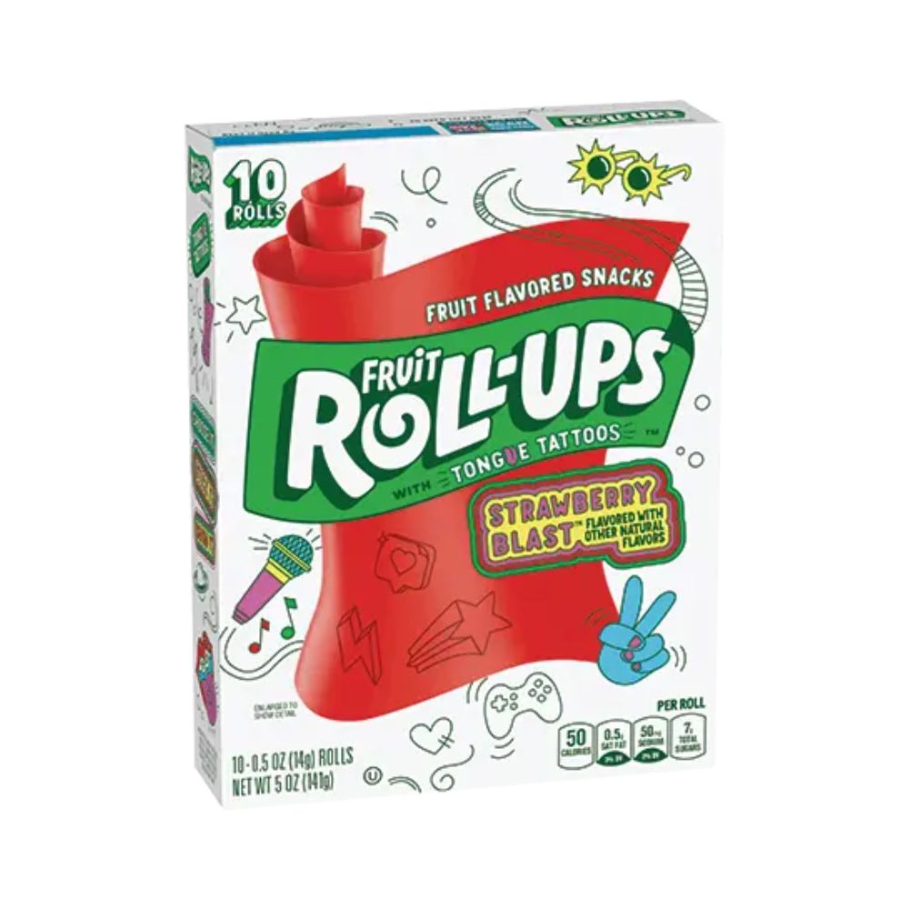 Fruit Roll-Ups Strawberry Blast 141g mhd 05.2025