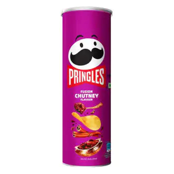 Pringles Fusion Chutney 110 g – Indisch gewürzte Chips mit würzig-süßem Chutney-Geschmack (MHD 07/2025)