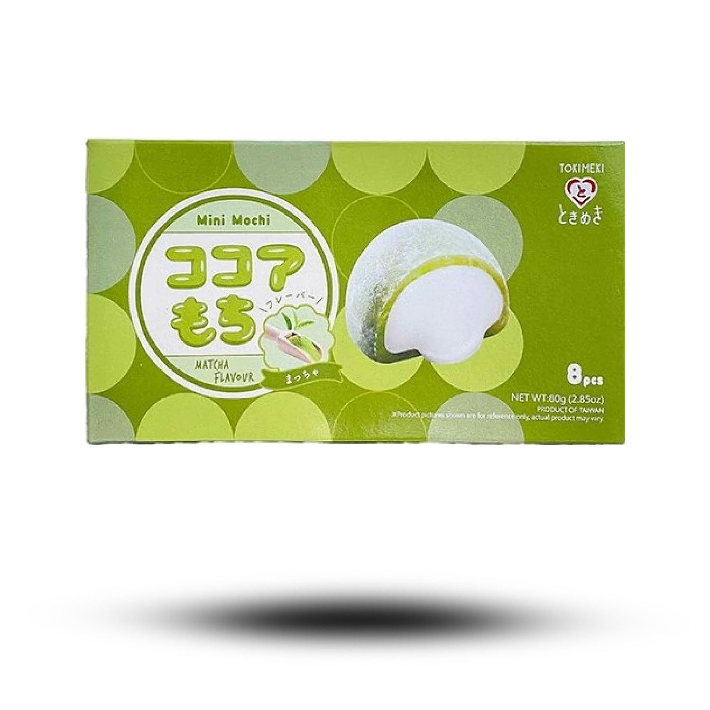 Tokimeki Mini Mochi Matcha 80 g – Japanische Reiskuchen mit Grüntee-Geschmack (MHD 2024)