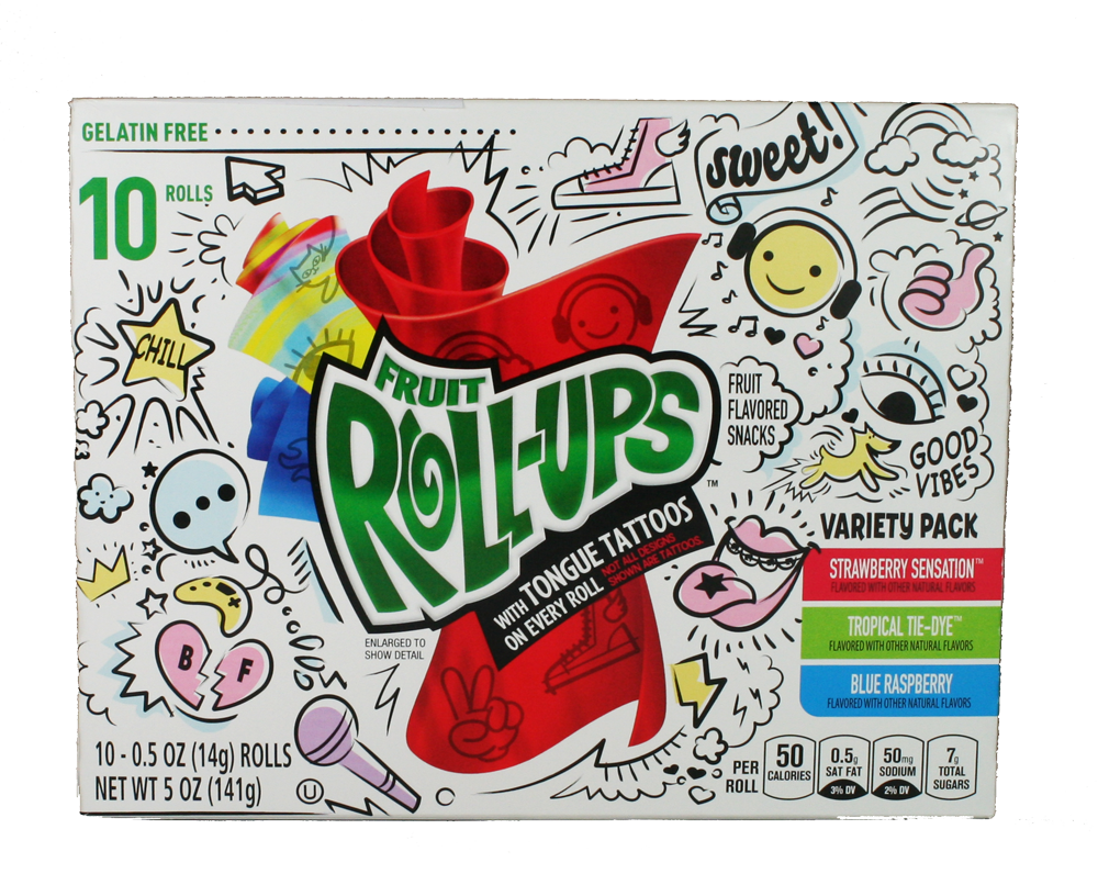 Fruit Roll-Ups Variety Pack 141g mhd 08.2025