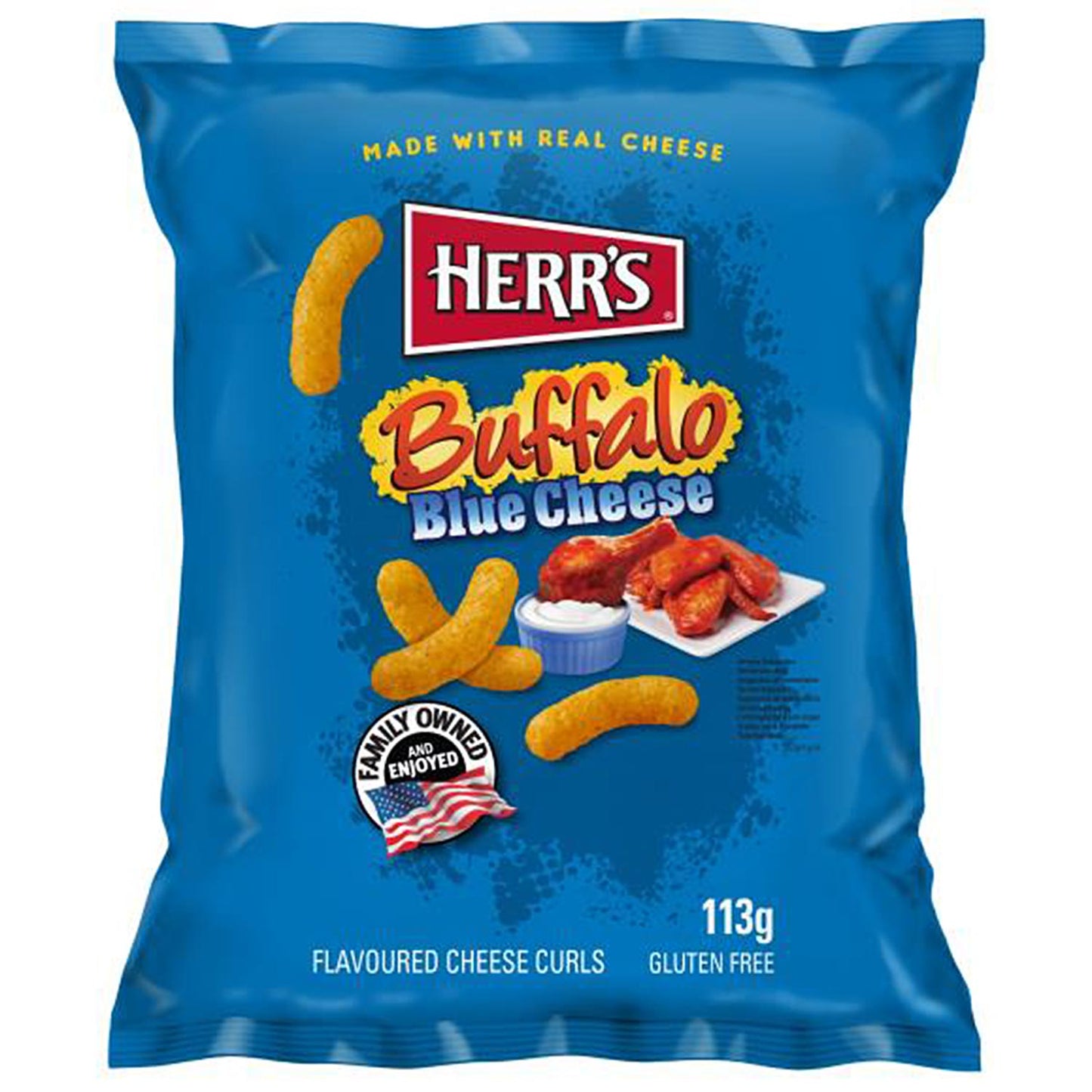 Herr`s Buffalo Blue Cheese Curls 113g