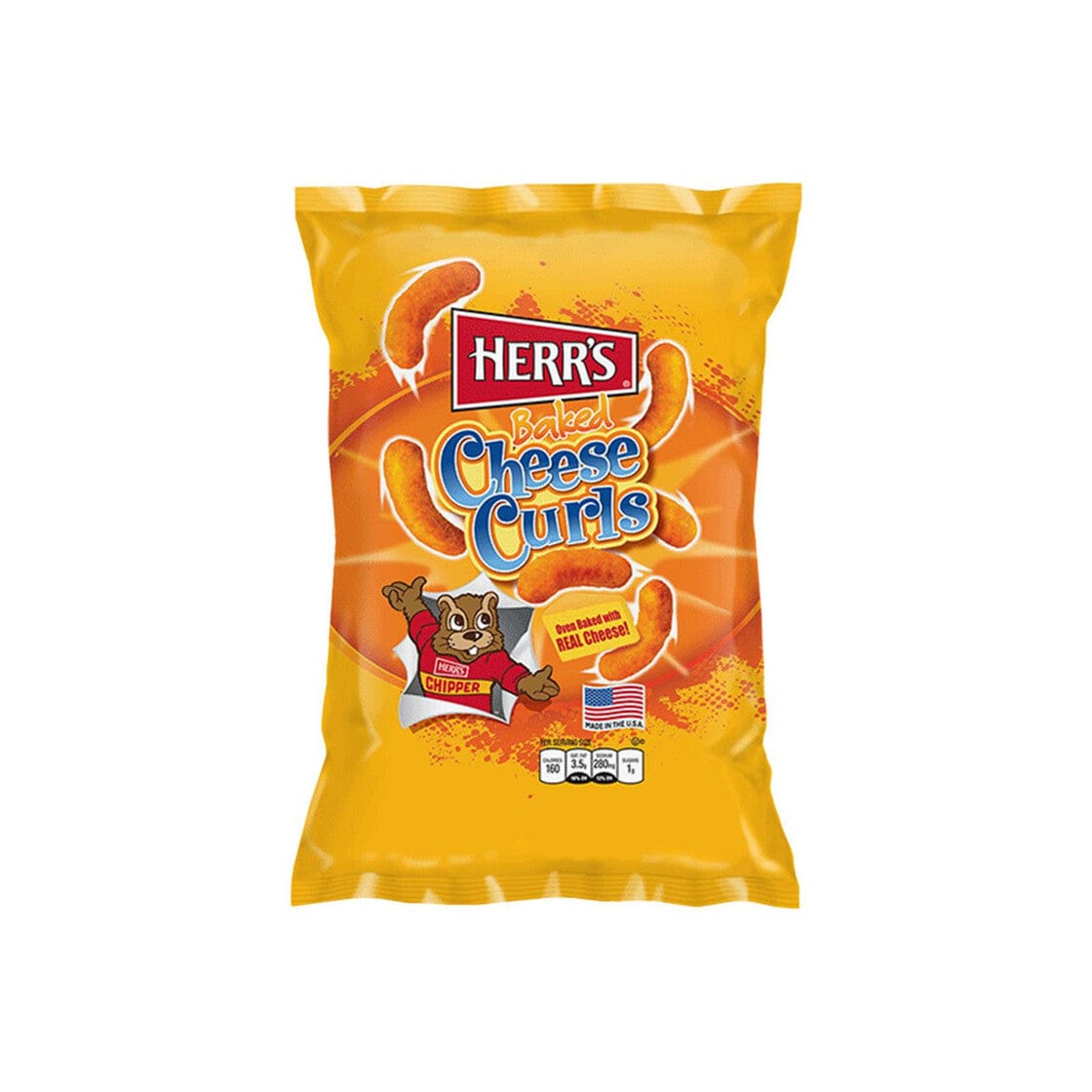 Herr`s Baked Cheese Curls (198g) - spaeti-gonzales