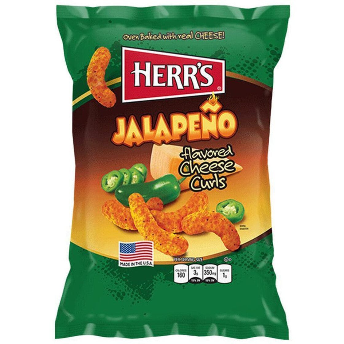 Herr`s Jalapeno Cheese Curls (198g) - spaeti-gonzales