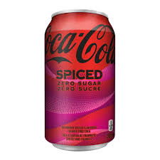 Spiced Coca Cola 330ml mit Zucker Amerikanische Cola MHD 2024