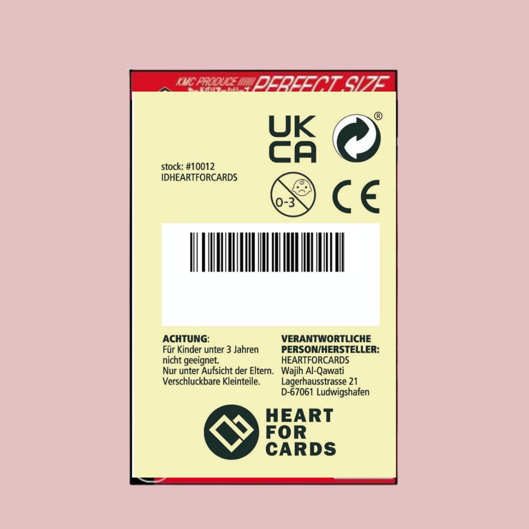 10x KMC Standard Sleeves – Perfect Size (10x100 Sleeves) – Standard Sleeves für Sammelkarten & TCG