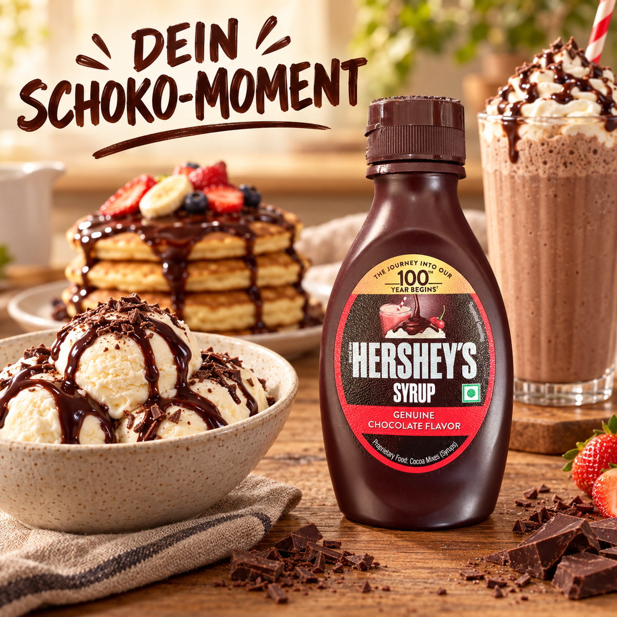 Hershey’s Schokoladensirup – Chocolate Flavor, 180 g