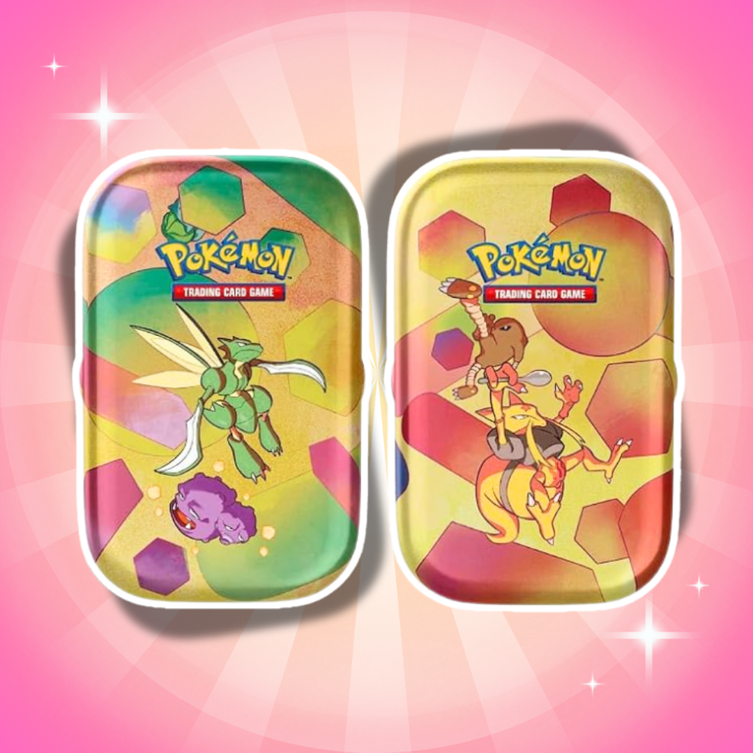 1x Pokémon Karmesin & Purpur 151 Mini Tin Englisch  – Zufälliges Design