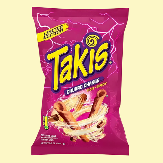 Takis Churro Charge – 1 Pack Würzig-Knusprige Churro-Snacks (MHD09/2025)