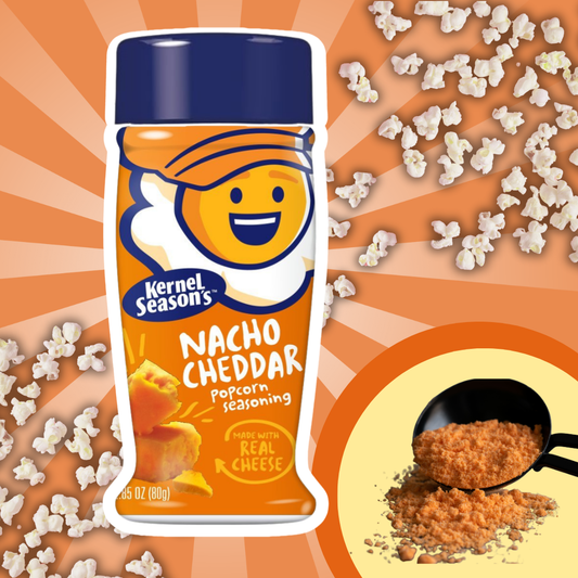 Kernel Season’s Nacho Cheddar Popcorn Seasoning – Käsewürzmischung für Popcorn & Snacks | 80 g