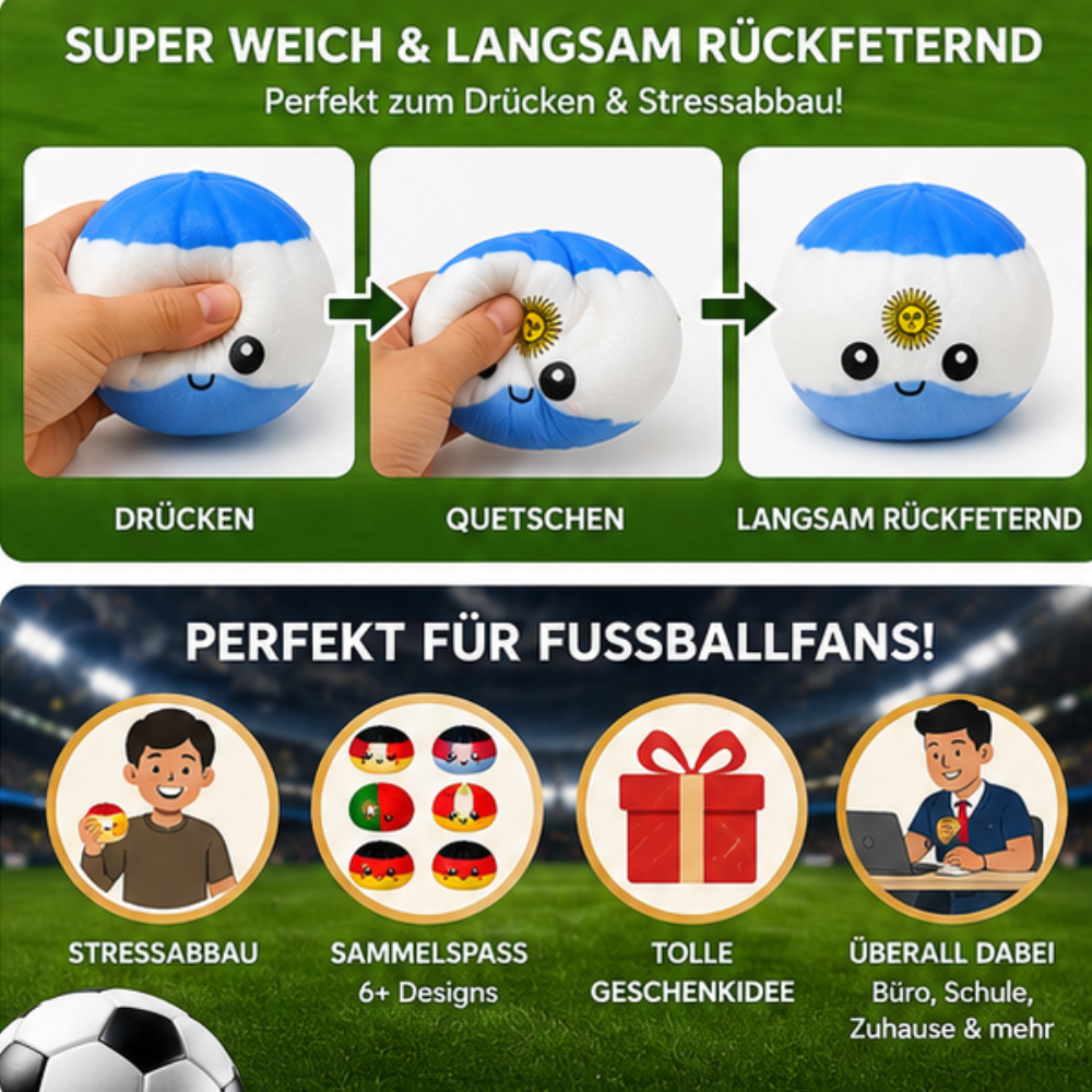 Mystery Squishy Bun Dumpling 8,5 cm – Zufällige Länderflagge Blind Box – XXL Anti Stress Ball im Bambus Dampfkorb