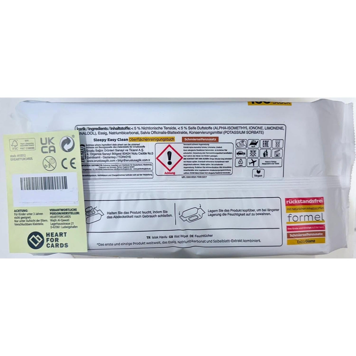 Sleepy Reinigungstücher Mix Set – 600 Stück (6 x 100) | 6 Farben & Düfte | Extra dicke Reinigungstücher für Haushalt, Küche & Bad | Alkoholfrei & oberflächenschonend