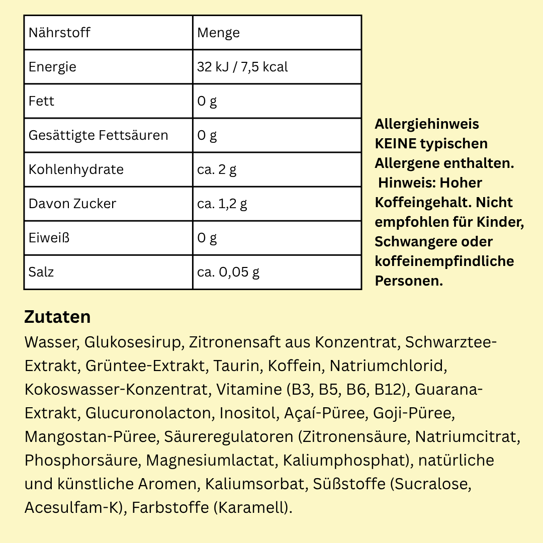 Monster Energy Dragon Ice Tea Lemon – 473 ml Dose (MHG 10/2025)