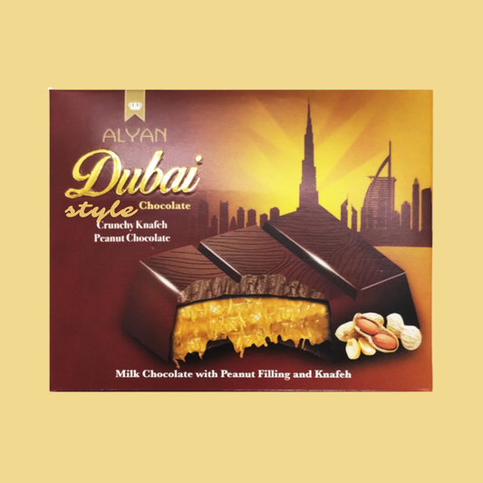 Dubai Style Schokolade 100 g – Peanut  (MHD 11/2025)