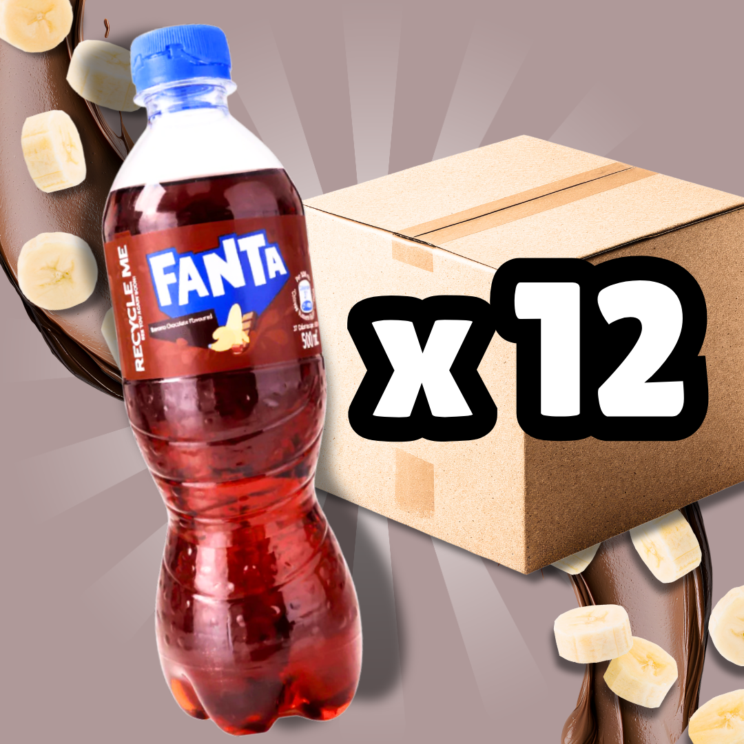 12x Fanta Banana Chocolate Flavour – Banane & Schokolade | 12x 500 ml