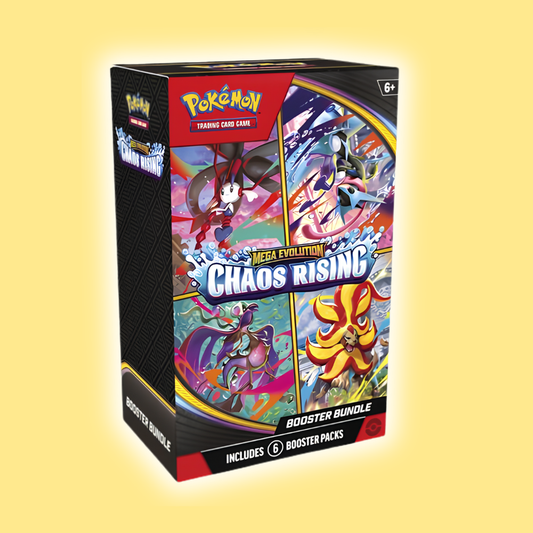 Pokémon Chaos Rising Booster Bundle Englisch – 6 Boosterpacks Mega Evolution