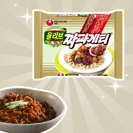 1x Nongshim Chapagetti – 1 er Pack – Koreanische Instant-Jajang-Nudeln