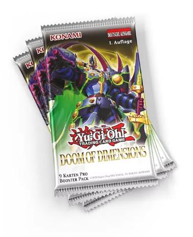 Yu-Gi-Oh! Doom of the Divine Display – Booster Box (Deutsch) | Dimension der Verdammnis Display + Heartforcards®Versandschutz