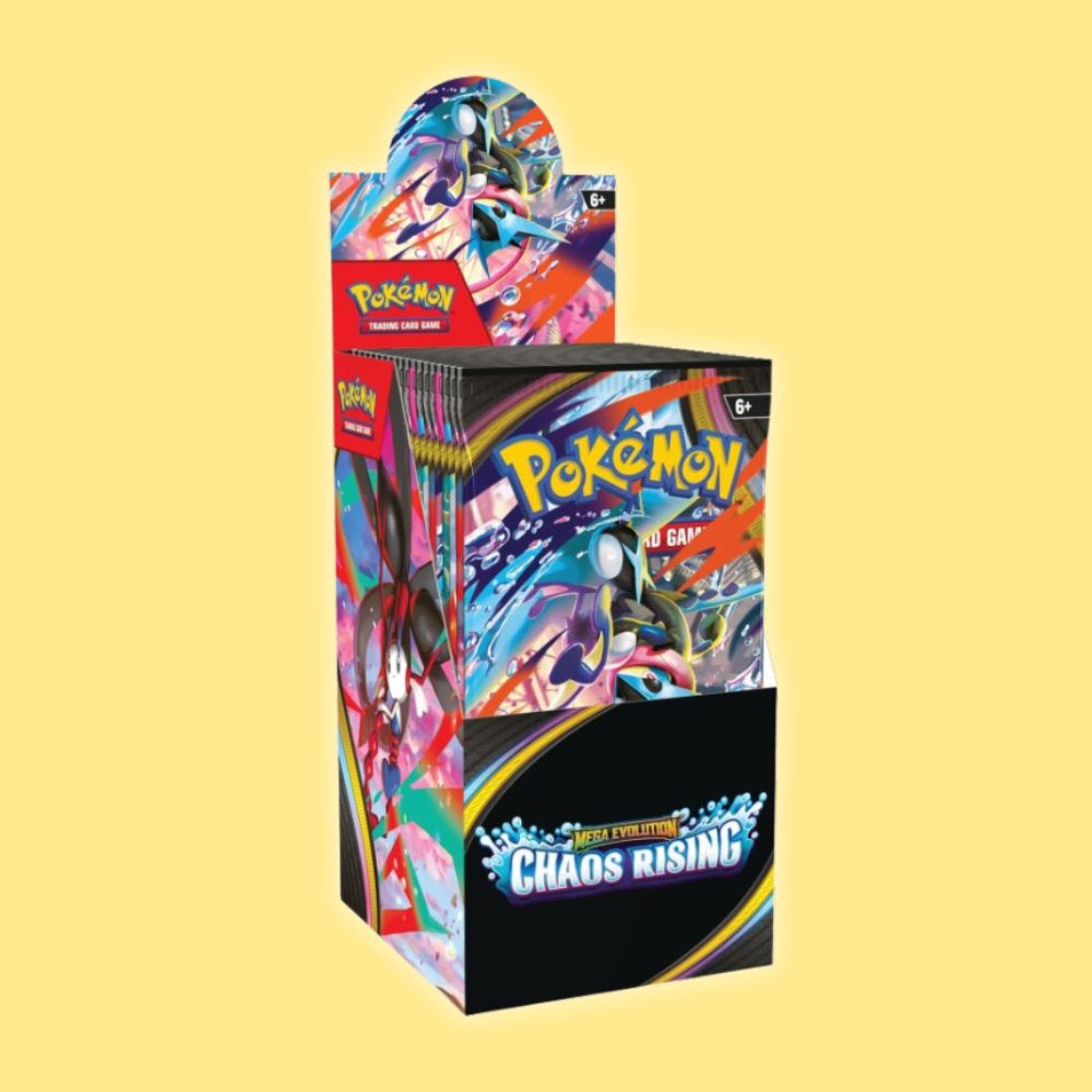 Pokémon Chaos Rising Booster Bundle Englisch – 6 Boosterpacks Mega Evolution