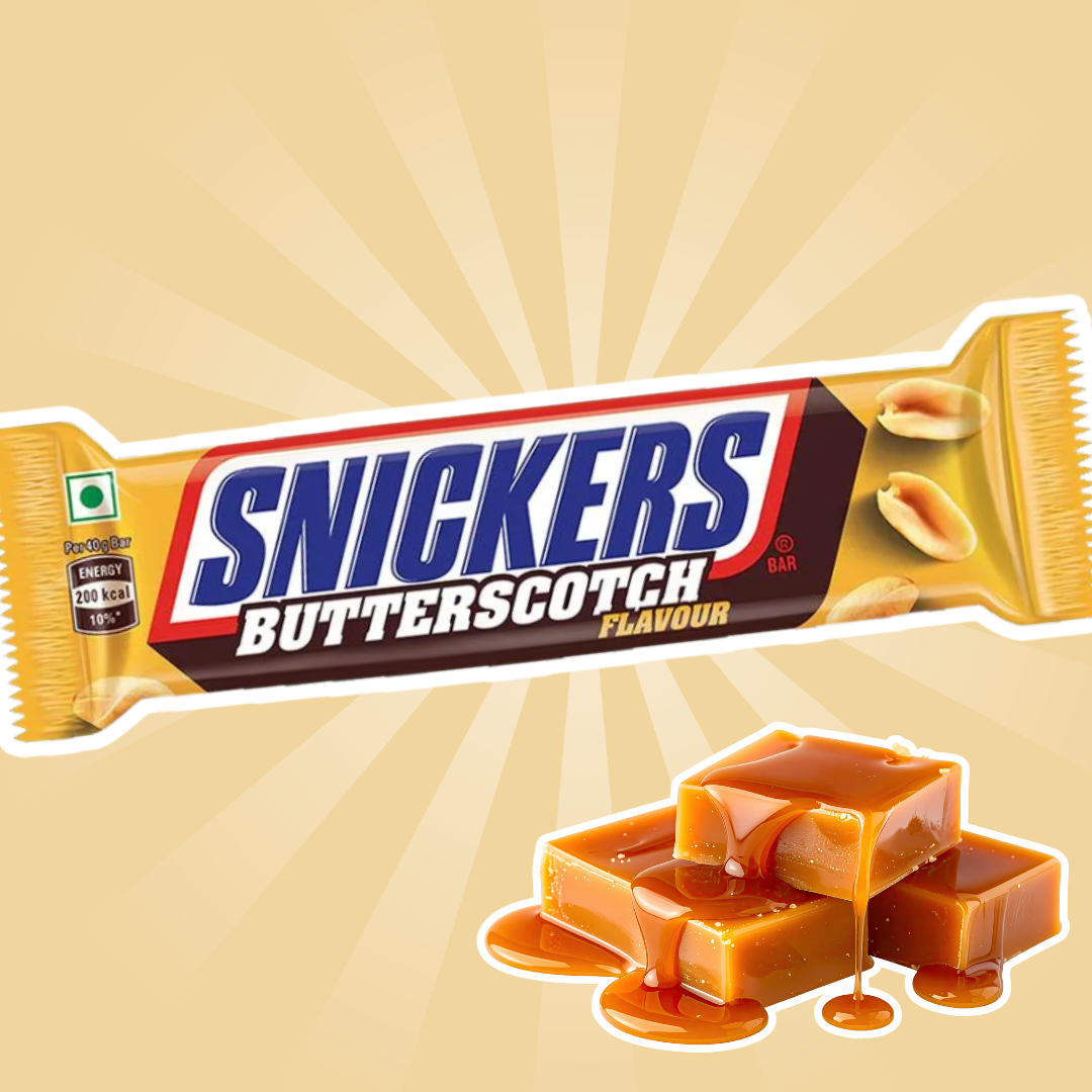 15× Snickers Chocolate Bars – Auswahl aus Almond / Peanut Brownie / Butterscotch / Berry Whip – 1 Box mit 15 Riegeln
