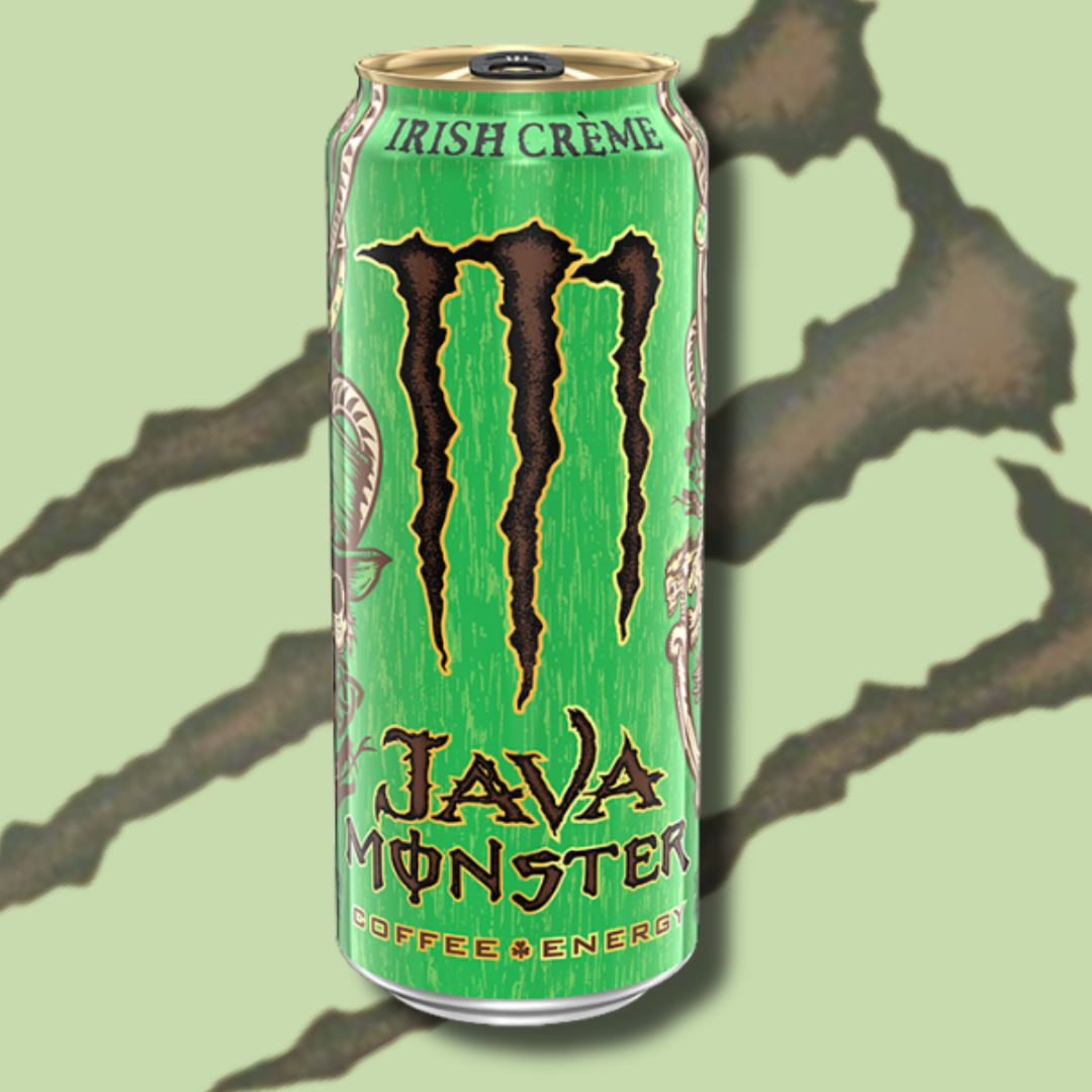 12x Monster Energy Java Irish Cream – Energy Drink mit Kaffee-Aroma & Koffein, 12x444 ml Dose