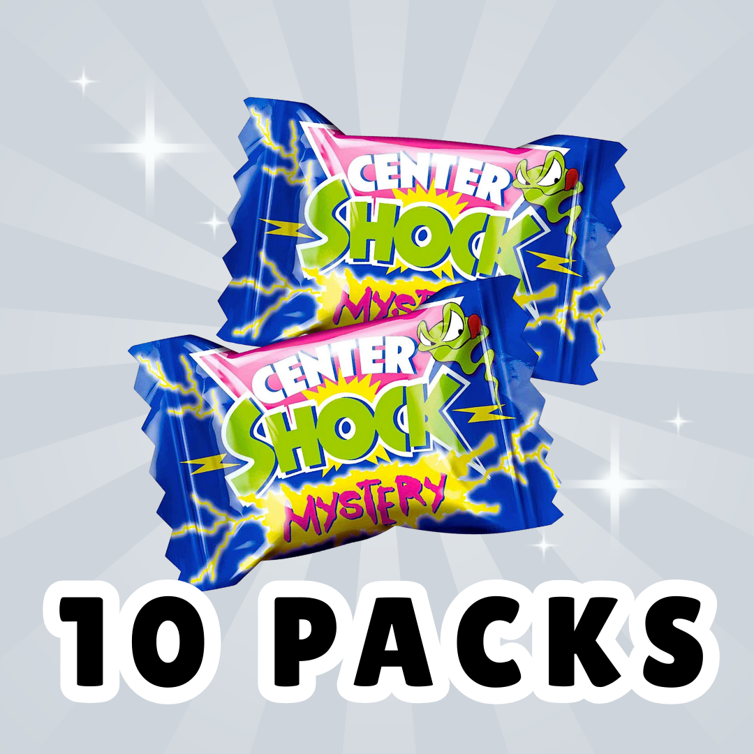 10er Center Shock Mystery – Saure Kaubonbons, 10x Beutel