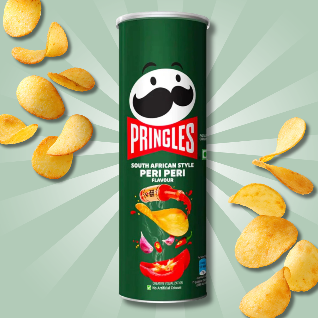 Pringles Peri Peri – 102 g | Würzige Chips mit feurigem Peri-Peri-Geschmack