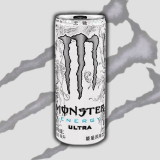 Monster Energy Ultra White – Zero Sugar Energy Drink, 330ml (China Edition)