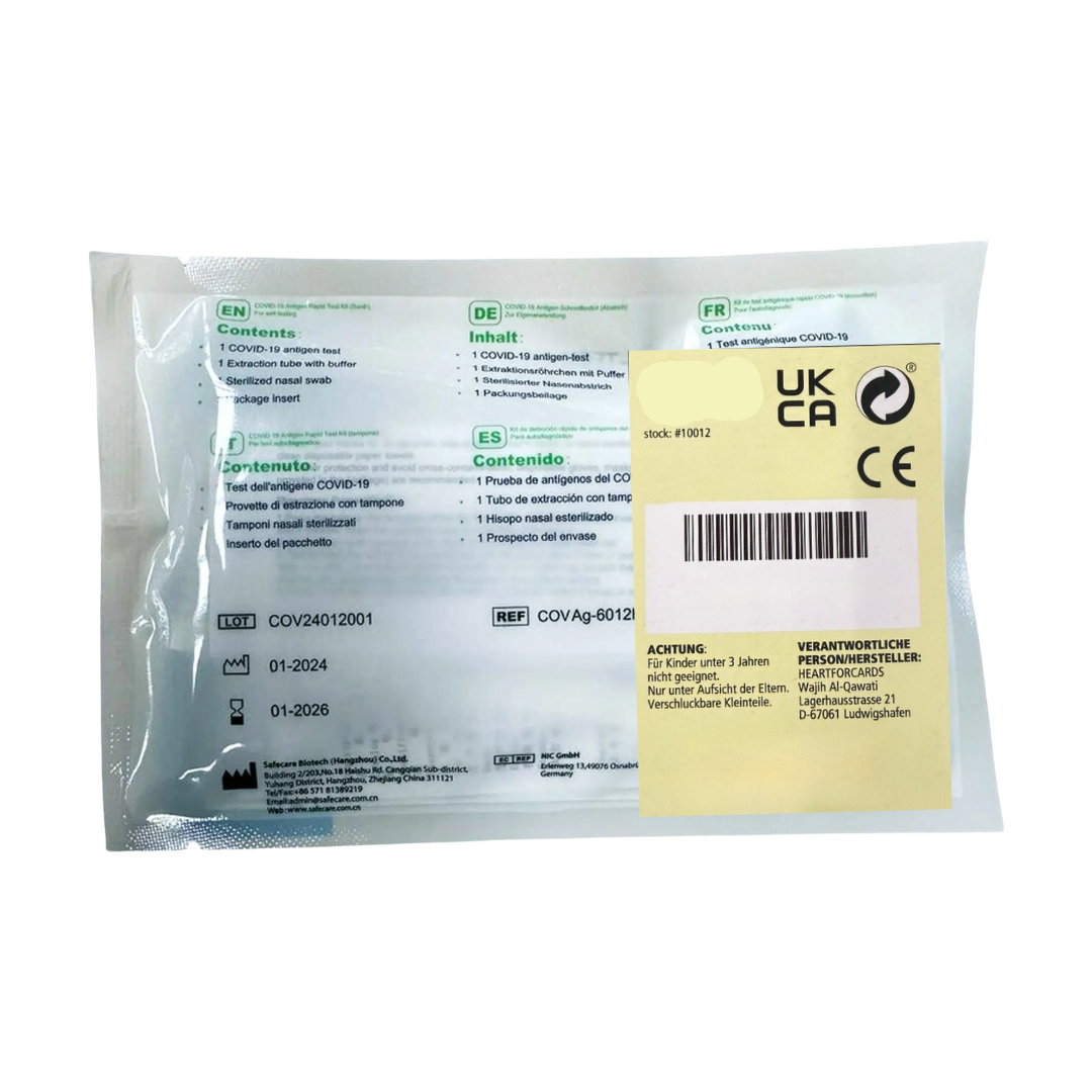 30x Safecare BIO-TECH COVID-19 & Antigen 01/2026 Nasal Schnelltest Rapid Test - Laien Covit Nasal