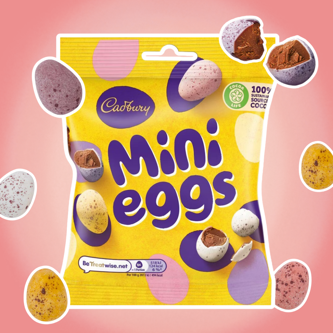 Cadbury Mini Eggs Bunte Schokoladeneier mit Zuckerhülle 74g