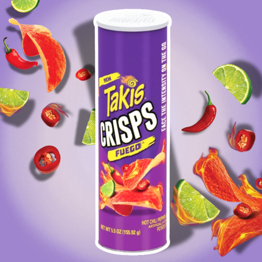 Takis Crisps Fuego 155 g – Scharfe Kartoffelchips mit Chili- und Limettengeschmack