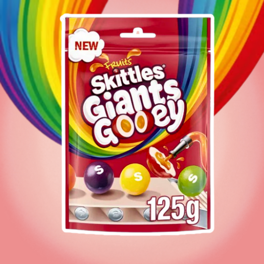 Skittles Fruit Giants Gooey Fruchtige Kaubonbons 125g