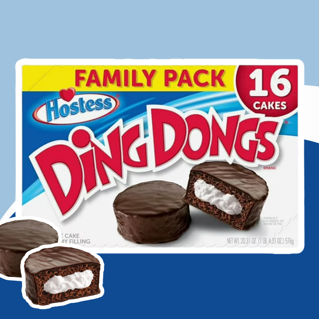Hostess Ding Dongs – Family Pack | 16 Schokoladenkuchen | 576 g