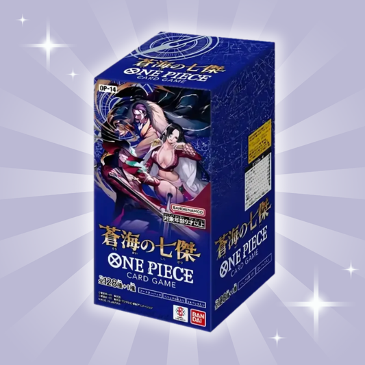 One Piece Card Game – The Azure Sea’s Seven OP14 Japanisches Booster-Display (24 Boosterpacks)