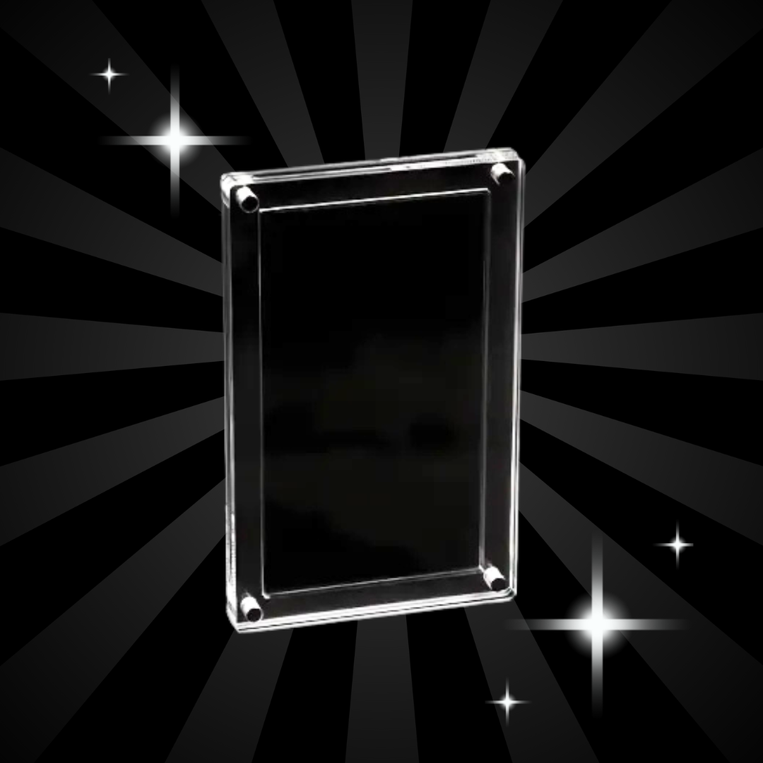 The Acrylic Box - Booster Pack Case– Clear Protective Storage Box for Trading Cards