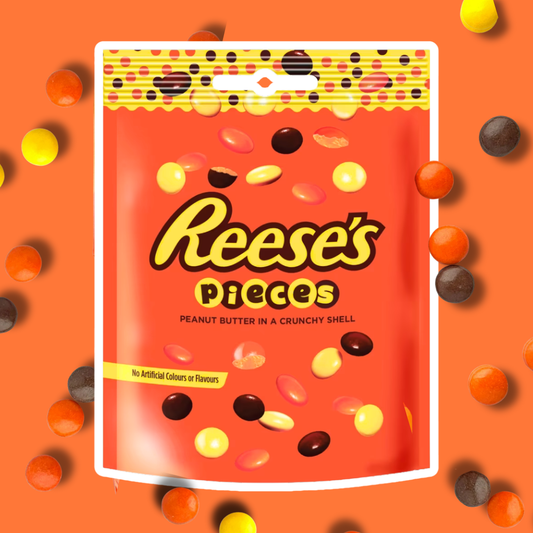 Reese’s Pieces Peanut Butter Pouch – 90g Beutel | Knusprige Erdnussbutter-Dragées