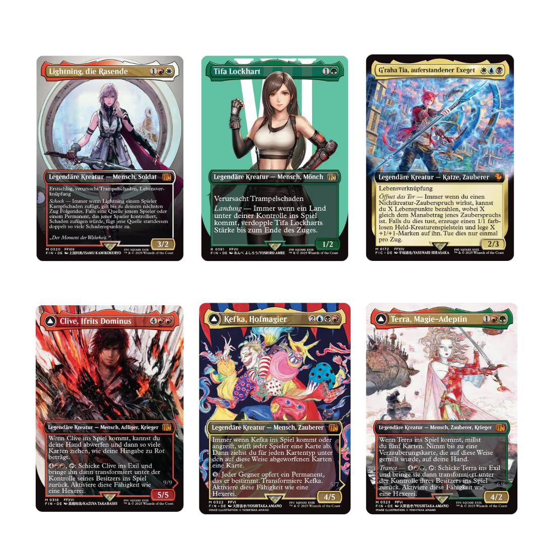 Magic The Gathering – Final Fantasy Starter Kit (DE) | 2 x 60 Kartendecks + Deckboxen, Guide & Arena Codes | Magic Einsteigerpaket