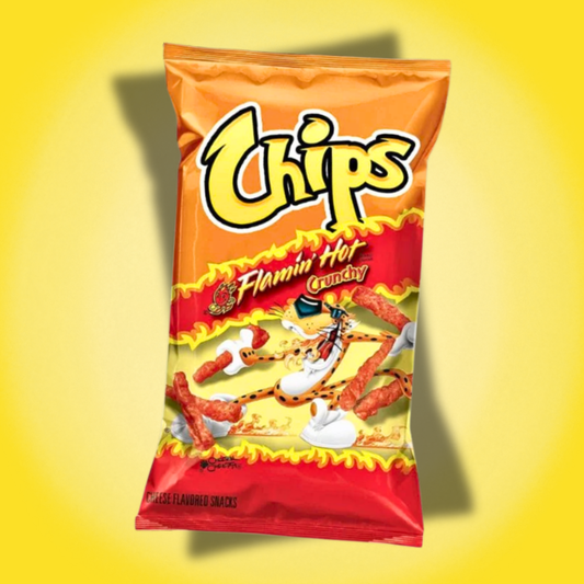 Crunchy Flamin Hot Mais-Snack Extra Scharf 227 g