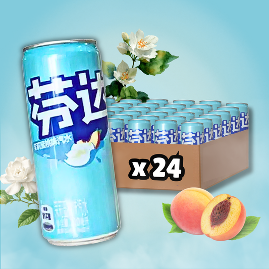24x Fanta Jasmine Peach – Erfrischungsgetränk, 330ml