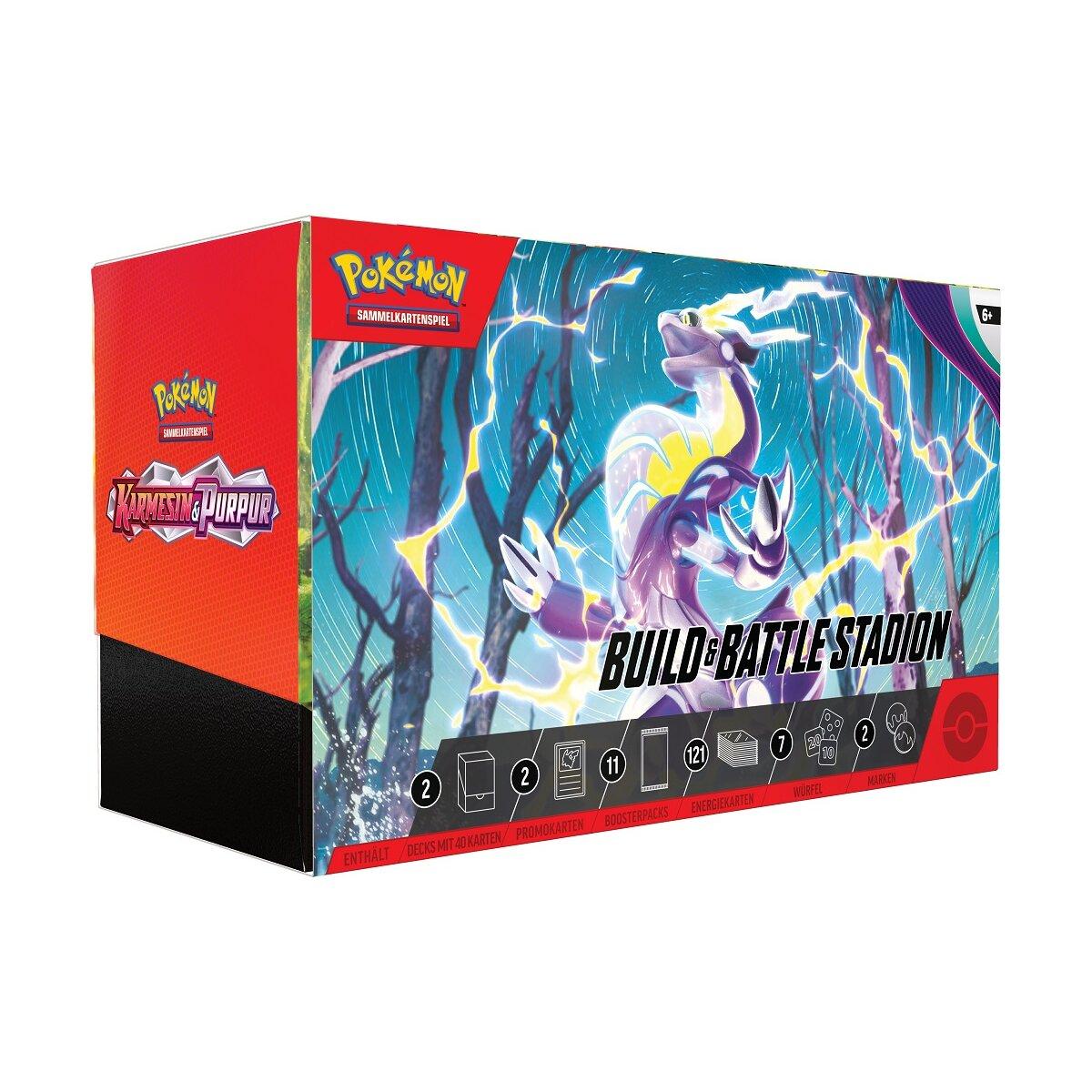 Pokémon Karmesin & Purpur - Build & Battle Stadium Box Booster - Deutsch